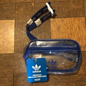 Adidas Samba Originals Waist Pack -  Blue and Clear